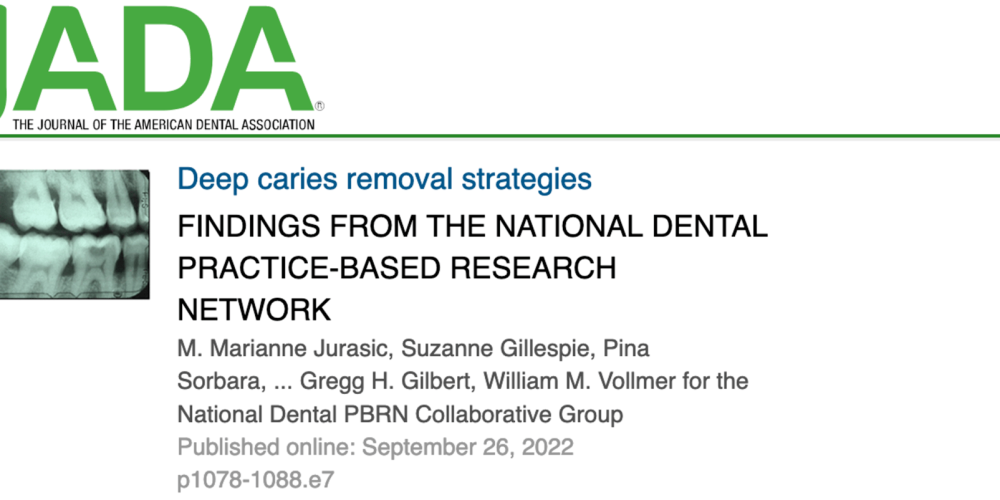 Network Dentists Use Selective Caries Removal For Deep Carious Lesions